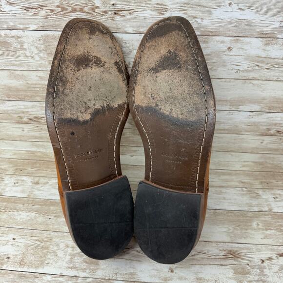 Cole Haan ZERØGRAND Brown Leather Cap Toe Oxford Dress Shoes Men's Size 11M - Picture 7 of 9